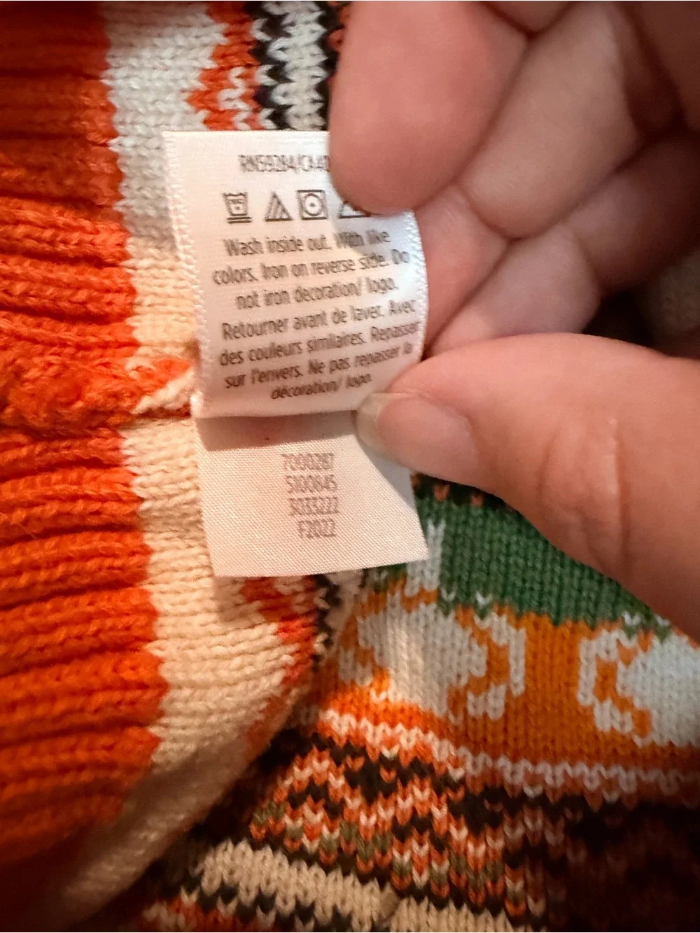 Gymboree Girls Pumpkin Fairisle Beret - Perfect Pumpkin - Orange size 8+